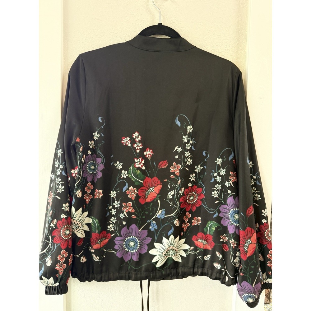 Chico's Reversible Jacket Size 1, Mandarin Collar… - image 3